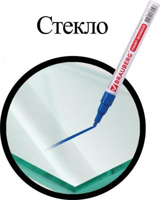Маркер-краска лаковый 2 мм, СИНИЙ, БЕЗ КСИЛОЛА, алюминий, PROFESSIONAL, 150864 – фото 16