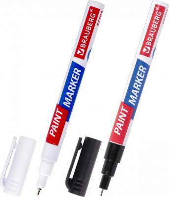 Маркер-краска лаковый EXTRA 1 мм, НАБОР 2 цвета, БЕЛЫЙ/ЧЕРНЫЙ, 151990 – фото 13