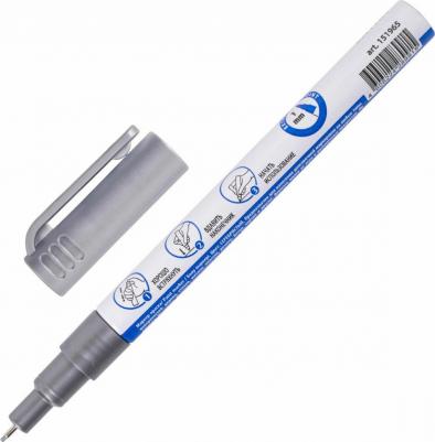 Маркер-краска лаковый EXTRA 1 мм, СЕРЕБРЯНЫЙ, УЛУЧШЕННАЯ НИТРО-ОСНОВА, 151965 – фото 8