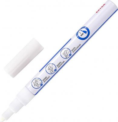 Маркер-краска лаковый EXTRA 2 мм, БЕЛЫЕ, НАБОР 4 шт., 151995 – фото 2