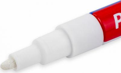 Маркер-краска лаковый EXTRA 2 мм, БЕЛЫЙ, УЛУЧШЕННАЯ НИТРО-ОСНОВА, 151967 – фото 3