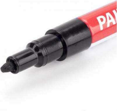 Маркер-краска лаковый EXTRA 2 мм, ЧЕРНЫЙ, УЛУЧШЕННАЯ НИТРО-ОСНОВА, 151968 – фото 7