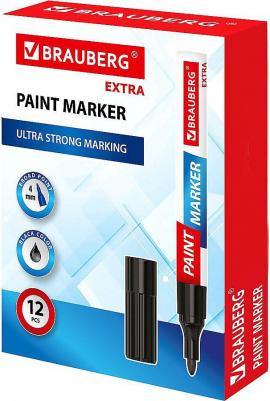 Маркер-краска лаковый EXTRA 4 мм, ЧЕРНЫЙ, УЛУЧШЕННАЯ НИТРО-ОСНОВА, 151979 – фото 5