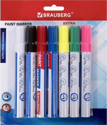 Маркер-краска лаковый EXTRA 4 мм, НАБОР 7 цветов, 152001 – фото 7