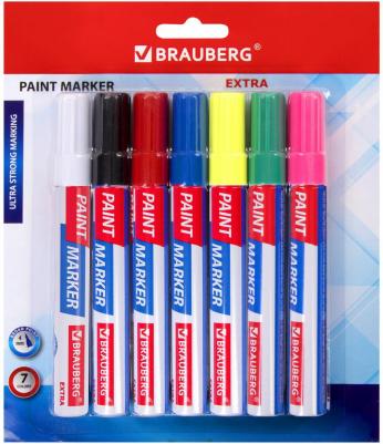 Маркер-краска лаковый EXTRA 4 мм, НАБОР 7 цветов, 152001 – фото 17