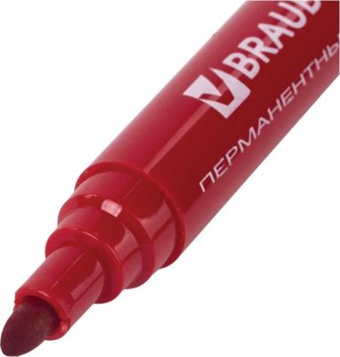Маркер перманентный "Classic", КРАСНЫЙ, круглый наконечник, 3 мм, с клипом, 150302 – фото 8