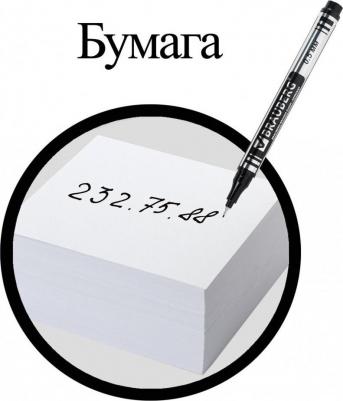 Маркер перманентный "Jet", ЧЕРНЫЙ, супертонкий металлический наконечник, 0,5 мм, 150507 – фото 6