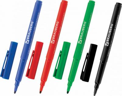 Маркеры перманентные, НАБОР 4 шт., АССОРТИ, "CLASSICLine", 1 мм, 150295 – фото 8