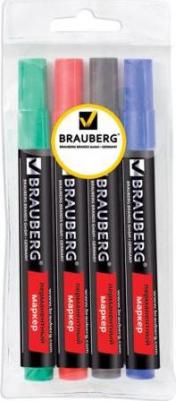 Маркеры перманентные, НАБОР 4 шт., АССОРТИ, "Contract", без клипа, скошенные, 1-5 мм, 150473 – фото 10