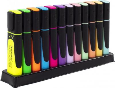 Набор текстовыделителей 12 шт., "SUPER", прорезиненный корпус, линия 1-5 мм, 151758 – фото 13