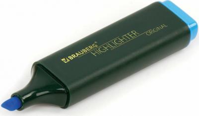 Текстовыделитель "ORIGINAL", ГОЛУБОЙ, линия 1-5 мм, 151684 – фото 3