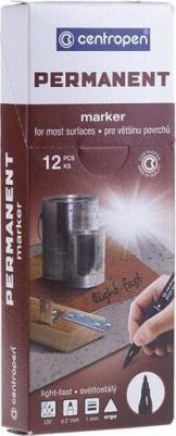 Маркер перманентный 2.0 мм 2536, линия 1 мм, цвет красный, светостойкий 8595013616574