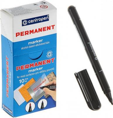 Маркер перманентный, ЧЕРНЫЙ, тонкий наконечник, 1 мм, 2846/1 – фото 14