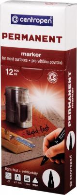 Маркер перманентный, ЧЕРНЫЙ, трехгранный, круглый наконечник, 1 мм, 2536/1Ч – фото 9