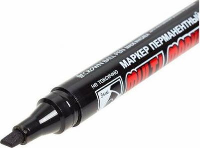 Маркер перманентный Multi Marker Chisel черный, скошенный, 5мм, CPM-800CH – фото 10