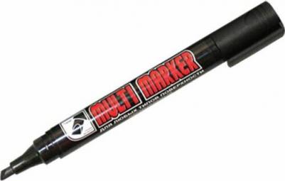 Маркер перманентный Multi Marker Chisel черный, скошенный, 5мм, CPM-800CH