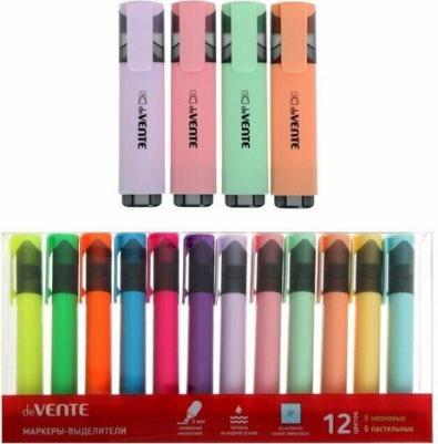 Набор маркеров-выделителей на водной основе 1-5 мм, 12 шт – фото 1