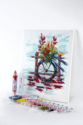 Маркер акриловый 5100 серебристый (толщина линии 2-3 мм) – фото 6