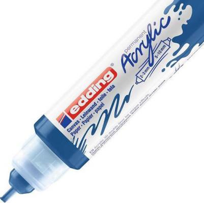 Маркер-аппликатор акриловый двусторонний 3D 5400 синий – фото 10