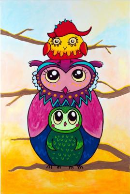 Маркер-аппликатор акриловый двусторонний 3D 5400 желтый – фото 8