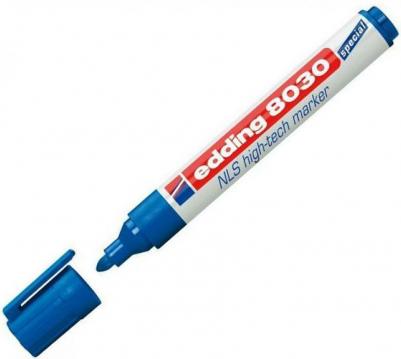 Маркер для промышленной маркировки 8030, СИНИЙ, 1,5-3 мм, антикоррозионный, круглый наконечник, E-8030/3 – фото 8