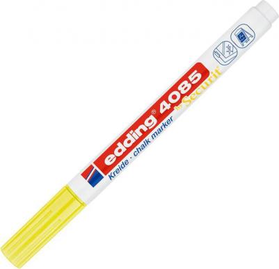 Маркер меловой 4085 неоновый желтый 1-2 мм – фото 2