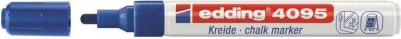 Маркер меловой 4095, 2-3 мм, СИНИЙ, сухостираемый, для гладких поверхностей, E-4095/3 – фото 7