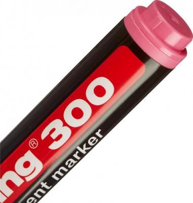 Маркер перманентный 300/9 розовый 1,5-3 мм кругл. наконечник – фото 1
