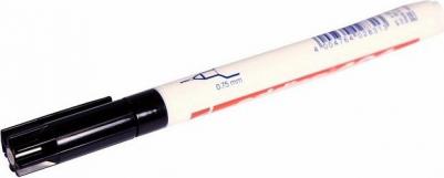 Маркер перманентный 404, ЧЕРНЫЙ, тонкий наконечник, 0,75 мм, E-404/1 – фото 4