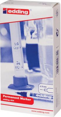 Маркер перманентный 404, ЧЕРНЫЙ, тонкий наконечник, 0,75 мм, E-404/1 – фото 10