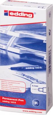 Маркер перманентный для любой гладкой поверхности 140, ЧЕРНЫЙ, 0,3 мм, металлический наконечник, E-140/1 – фото 14