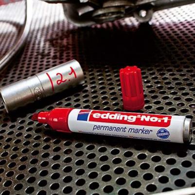 Маркер перманентный E-1/1 черный (толщина линии 1-5 мм) 4004764000517 – фото 7