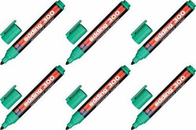 Маркер перманентный E-300/4 зеленый (толщина линии 1.5-3 мм)