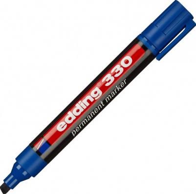 Маркер перманентный E-330/3 синий (толщина линии 1-5 мм) – фото 3