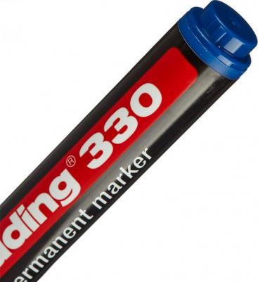 Маркер перманентный E-330/3 синий (толщина линии 1-5 мм) – фото 10