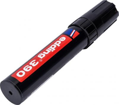 Маркер перманентный E-390/1 черный (толщина линии 4-12 мм) – фото 4