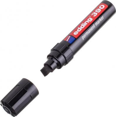 Маркер перманентный E-390/1 черный (толщина линии 4-12 мм) – фото 5