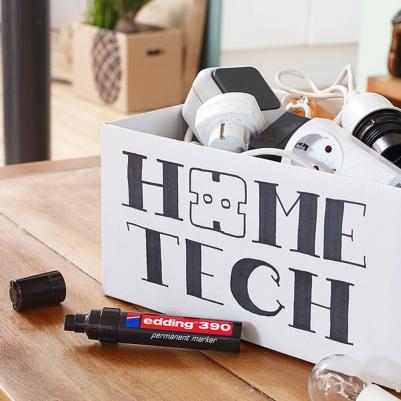 Маркер перманентный E-390/1 черный (толщина линии 4-12 мм) – фото 11