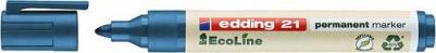 Маркер перманентный Eco E-21/3 синий (толщина линии 1,5-3 мм)