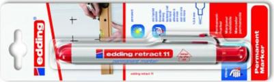 Маркер перманентный retract 11 красный грифель 1,5-3 мм – фото 1