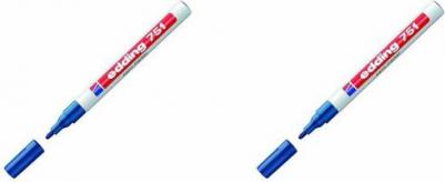 Маркер промышленный E-751/3 для универсальной маркировки синий – фото 2