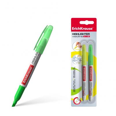 Текстмаркер Visioline V-15 желтый/зеленый – фото 1