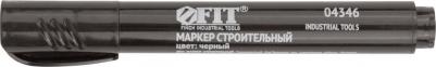 Маркер строительный, черный, перманентный, 2 мм, 04346