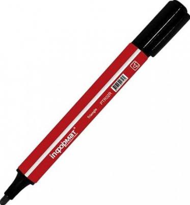 Маркер перманент. TRIANGLE 2,50 мм красн. круглый красный – фото 2