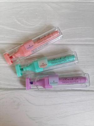 Набор текстовых маркеров Mark it pastel ассорти, скошенный, 1-5 мм