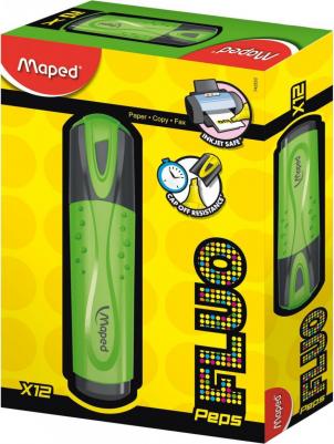 Текстовыделитель классический Fluo Pep`s Classic, пишущий узел 1-5 мм зеленый – фото 3