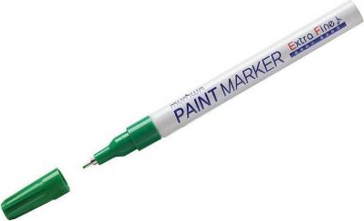 Маркер-краска "Extra Fine Paint Marker" зеленая, 1мм, нитро-основа, 12 шт. в упаковке