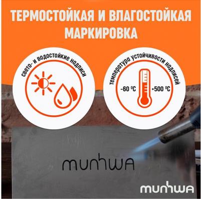 Маркер-краска "Industrial" черный, 4мм, нитро-основа, для промышленного применения, 12 шт – фото 6