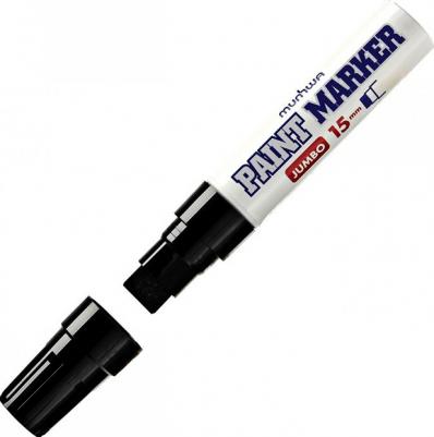 Маркер-краска Jumbo черная, 15мм, нитро-основа, JPM15-01