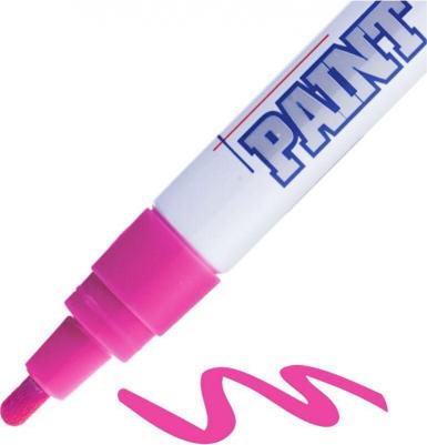 Маркер-краска розовая, 4мм, нитро-основа, PM-10 – фото 5